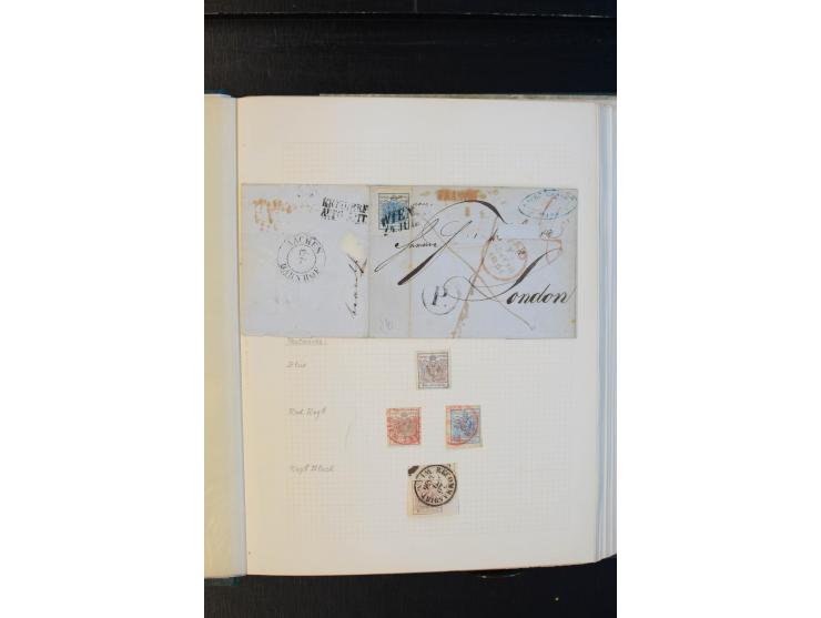 1850/1918, meist gestempelte Sammlung mit Schwerpunkt bei den Ausgaben bis ca. 1867, dabei viele Werte mehrfach, etliche Brie
