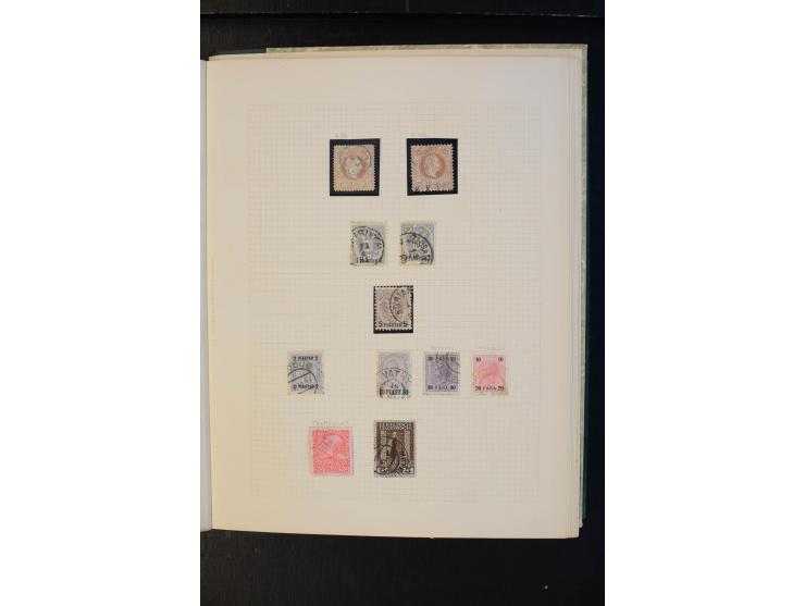 1850/1918, meist gestempelte Sammlung mit Schwerpunkt bei den Ausgaben bis ca. 1867, dabei viele Werte mehrfach, etliche Brie