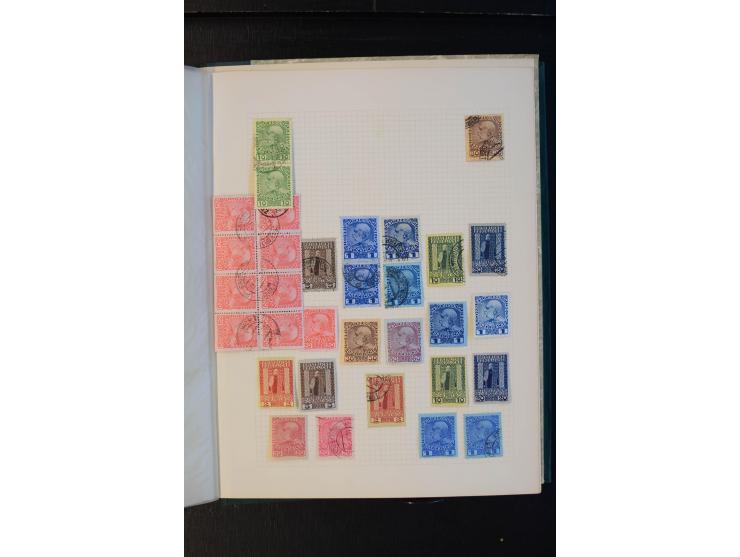 1850/1918, meist gestempelte Sammlung mit Schwerpunkt bei den Ausgaben bis ca. 1867, dabei viele Werte mehrfach, etliche Brie