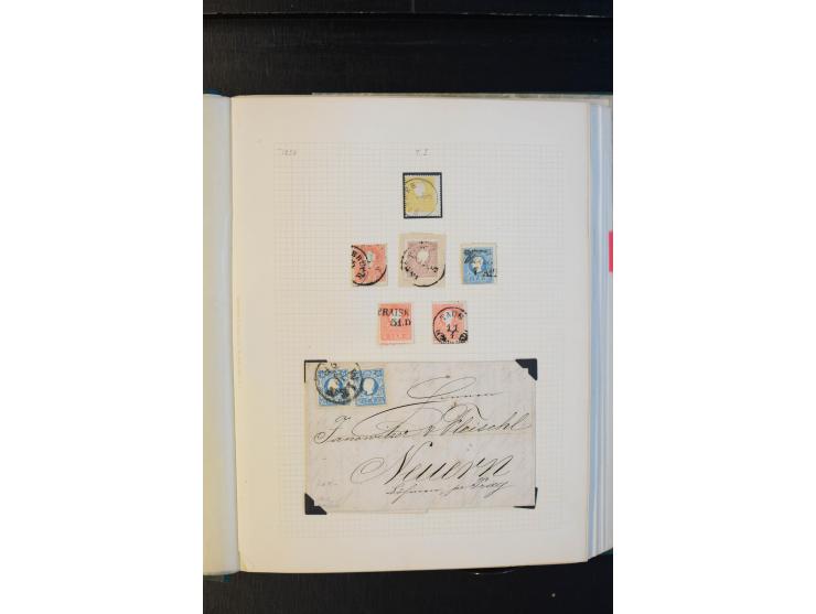 1850/1918, meist gestempelte Sammlung mit Schwerpunkt bei den Ausgaben bis ca. 1867, dabei viele Werte mehrfach, etliche Brie