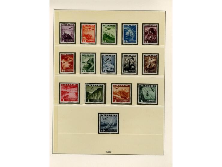1890/1950 (ca.), Partie auf Albenblättern mit u.a. Mi.-Nr. 156, 177, 530-43U in senkrechten Paaren, 556A, 588, etc., dabei au