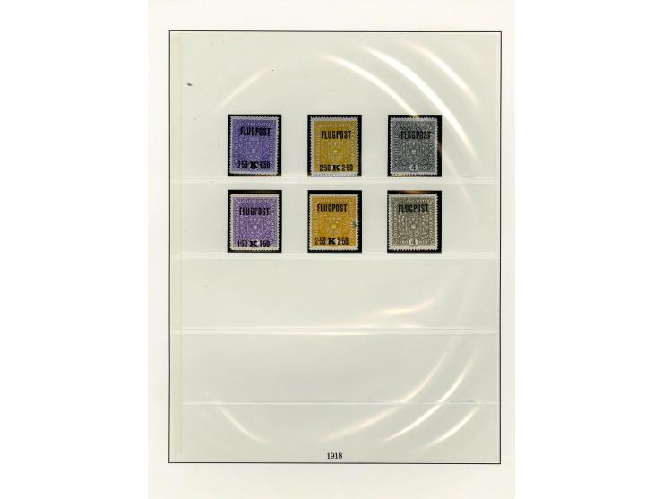 1890/1950 (ca.), Partie auf Albenblättern mit u.a. Mi.-Nr. 156, 177, 530-43U in senkrechten Paaren, 556A, 588, etc., dabei au