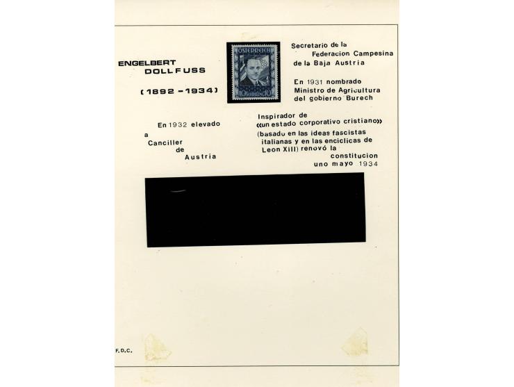1890/1950 (ca.), Partie auf Albenblättern mit u.a. Mi.-Nr. 156, 177, 530-43U in senkrechten Paaren, 556A, 588, etc., dabei au
