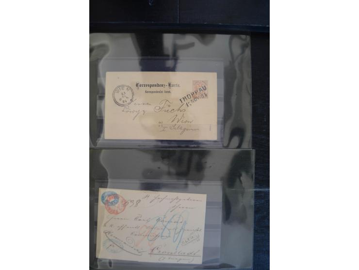 1850/1920 (ca.), umfangreicher Bestand inkl. Lombardei und Levante mit ca. 250 Briefen und Ganzsachen, Schwerpunkt bis ca. 18