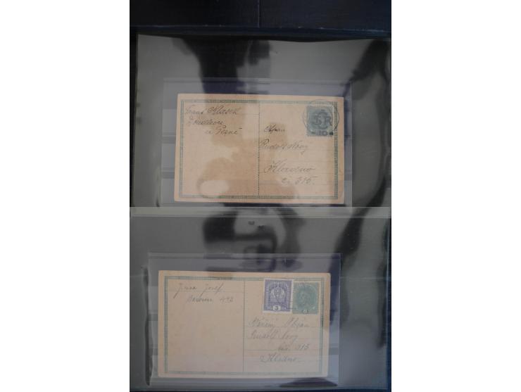 1850/1920 (ca.), umfangreicher Bestand inkl. Lombardei und Levante mit ca. 250 Briefen und Ganzsachen, Schwerpunkt bis ca. 18