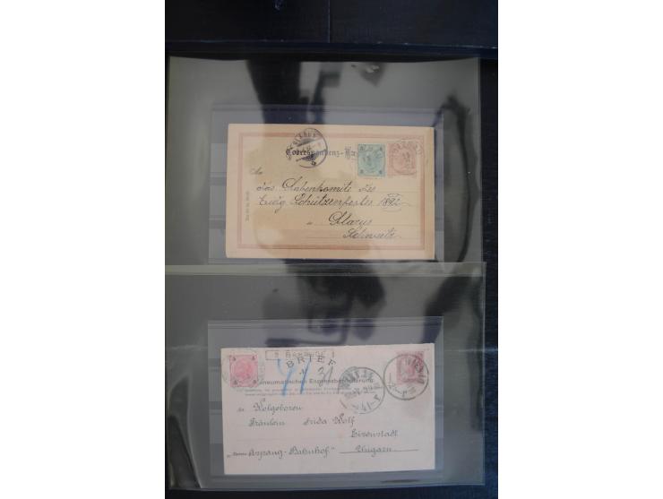 1850/1920 (ca.), umfangreicher Bestand inkl. Lombardei und Levante mit ca. 250 Briefen und Ganzsachen, Schwerpunkt bis ca. 18