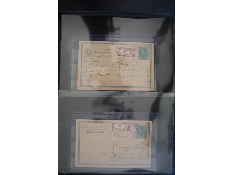 1850/1920 (ca.), umfangreicher Bestand inkl. Lombardei und Levante mit ca. 250 Briefen und Ganzsachen, Schwerpunkt bis ca. 18