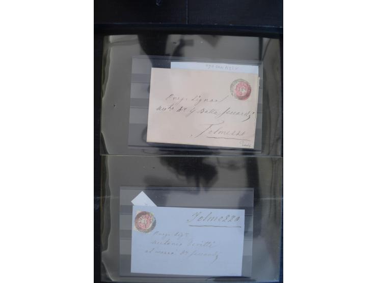 1850/1920 (ca.), umfangreicher Bestand inkl. Lombardei und Levante mit ca. 250 Briefen und Ganzsachen, Schwerpunkt bis ca. 18