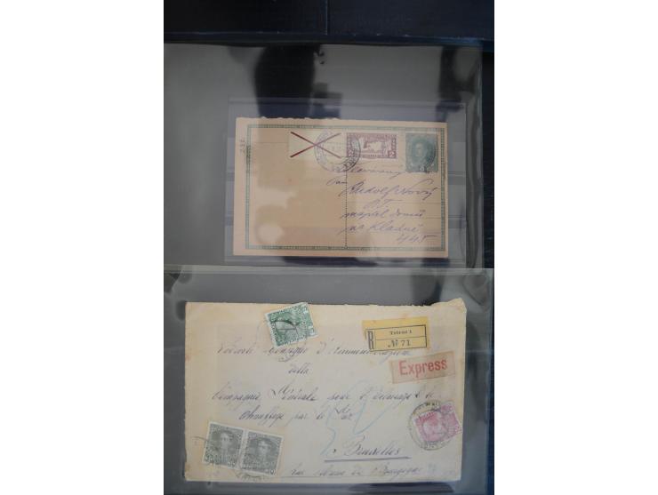 1850/1920 (ca.), umfangreicher Bestand inkl. Lombardei und Levante mit ca. 250 Briefen und Ganzsachen, Schwerpunkt bis ca. 18