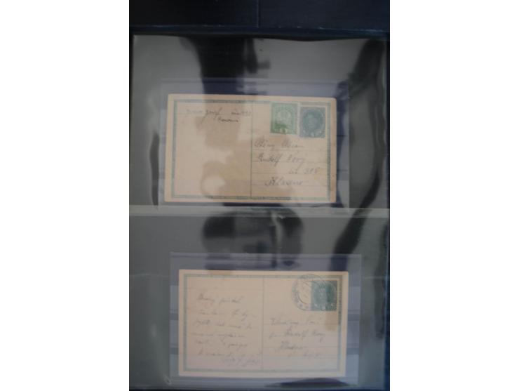 1850/1920 (ca.), umfangreicher Bestand inkl. Lombardei und Levante mit ca. 250 Briefen und Ganzsachen, Schwerpunkt bis ca. 18