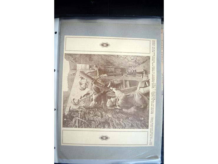 1915, "Fliegerpost Przemysl", Sammlung mit 8 gebrauchten Karten, vielen Fotos, Ansichtskarten (u.a. Fotokarte "Ballonabteilun