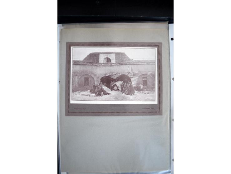 1915, "Fliegerpost Przemysl", Sammlung mit 8 gebrauchten Karten, vielen Fotos, Ansichtskarten (u.a. Fotokarte "Ballonabteilun
