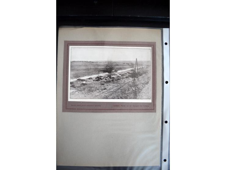 1915, "Fliegerpost Przemysl", Sammlung mit 8 gebrauchten Karten, vielen Fotos, Ansichtskarten (u.a. Fotokarte "Ballonabteilun