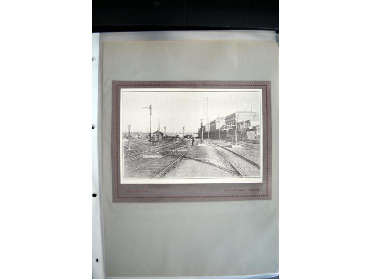 1915, "Fliegerpost Przemysl", Sammlung mit 8 gebrauchten Karten, vielen Fotos, Ansichtskarten (u.a. Fotokarte "Ballonabteilun