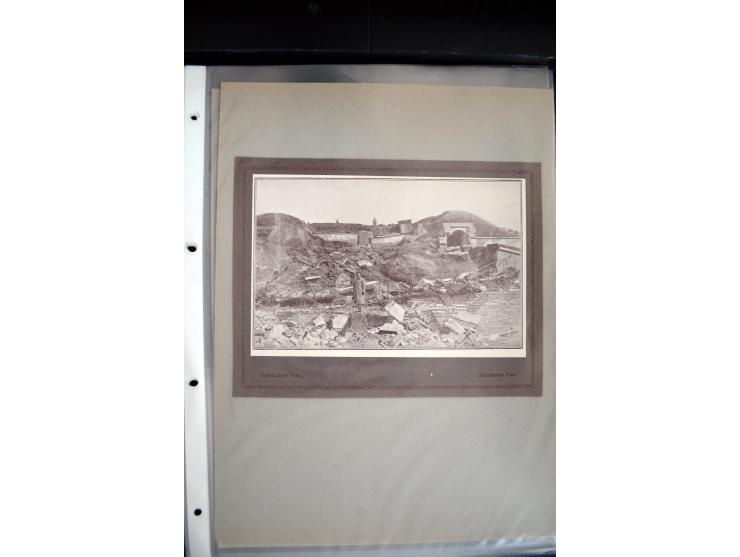 1915, "Fliegerpost Przemysl", Sammlung mit 8 gebrauchten Karten, vielen Fotos, Ansichtskarten (u.a. Fotokarte "Ballonabteilun