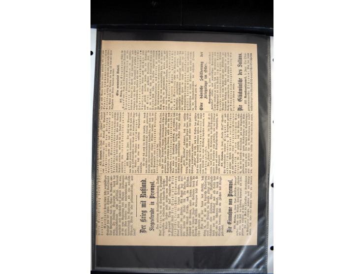 1915, "Fliegerpost Przemysl", Sammlung mit 8 gebrauchten Karten, vielen Fotos, Ansichtskarten (u.a. Fotokarte "Ballonabteilun