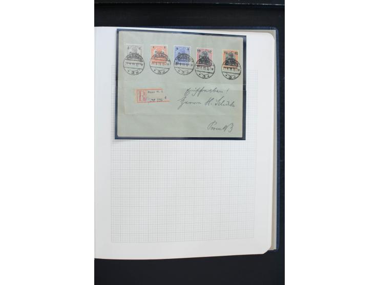 1918/39, gestempelte Sammlung mit vielen guten Werten, dabei Mi.-Nr. 29-30, 32, 45-46, 52(5) und Block 1, außerdem ein Teil P