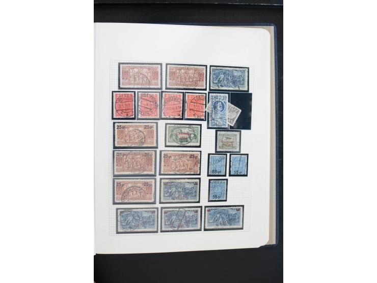 1918/39, gestempelte Sammlung mit vielen guten Werten, dabei Mi.-Nr. 29-30, 32, 45-46, 52(5) und Block 1, außerdem ein Teil P