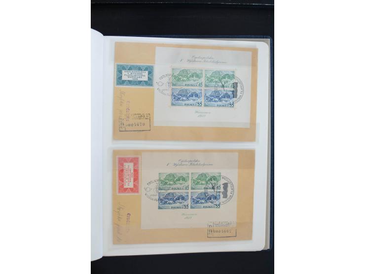 1918/39, gestempelte Sammlung mit vielen guten Werten, dabei Mi.-Nr. 29-30, 32, 45-46, 52(5) und Block 1, außerdem ein Teil P