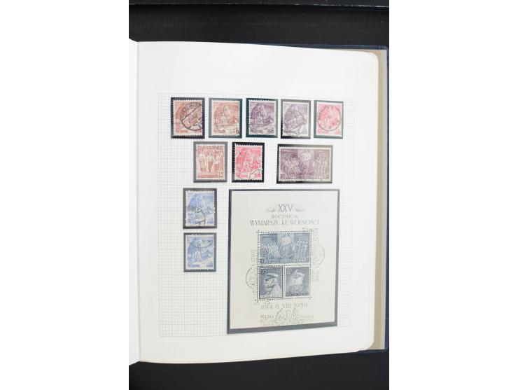 1918/39, gestempelte Sammlung mit vielen guten Werten, dabei Mi.-Nr. 29-30, 32, 45-46, 52(5) und Block 1, außerdem ein Teil P