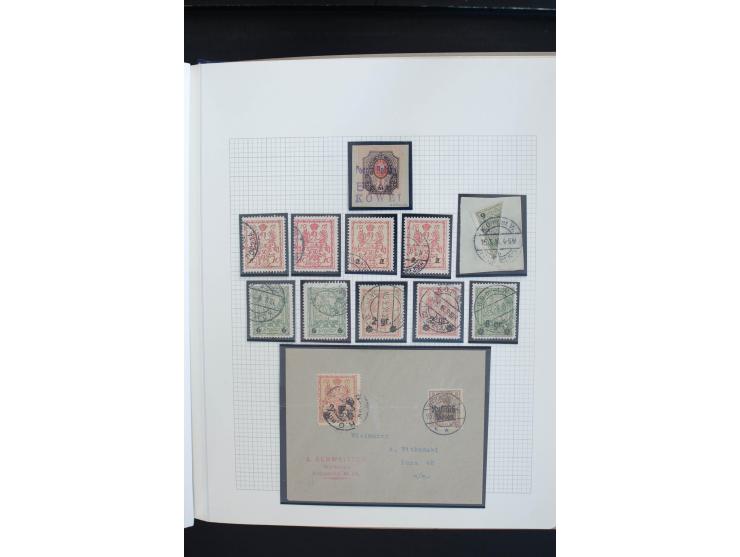 1918/39, gestempelte Sammlung mit vielen guten Werten, dabei Mi.-Nr. 29-30, 32, 45-46, 52(5) und Block 1, außerdem ein Teil P