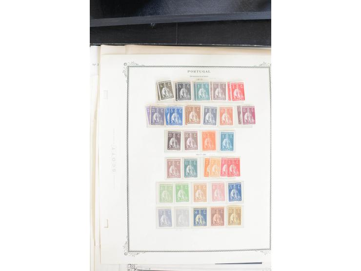 1892/1950(ca.), vorwiegend ungebrauchte Sammlung mit vielen besseren Werten, dabei Mi.-Nr. 347-77, 456-71, 559-64, gute Block