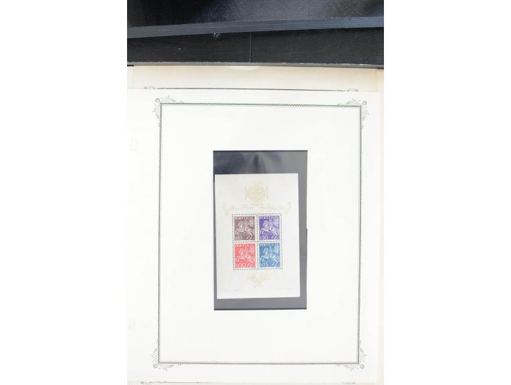 1892/1950(ca.), vorwiegend ungebrauchte Sammlung mit vielen besseren Werten, dabei Mi.-Nr. 347-77, 456-71, 559-64, gute Block