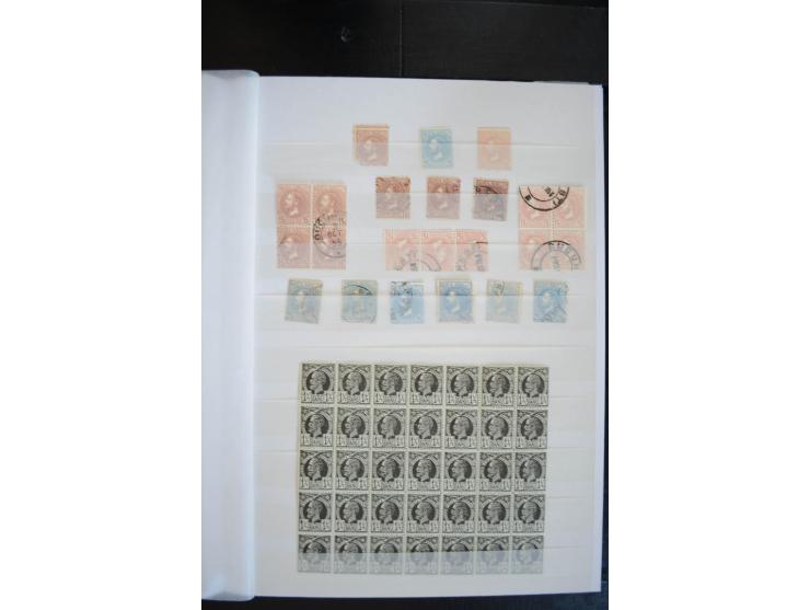 1862/1913, schöne ungebrauchte und gestempelte Sammlung inkl. Dienst, dabei viele Werte mehrfach, teils mit verschiedenen Ste