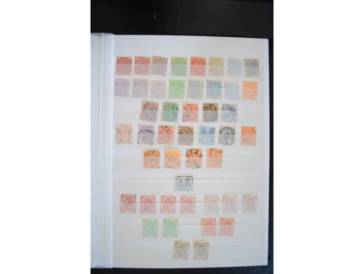 1862/1913, schöne ungebrauchte und gestempelte Sammlung inkl. Dienst, dabei viele Werte mehrfach, teils mit verschiedenen Ste