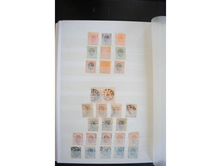 1862/1913, schöne ungebrauchte und gestempelte Sammlung inkl. Dienst, dabei viele Werte mehrfach, teils mit verschiedenen Ste