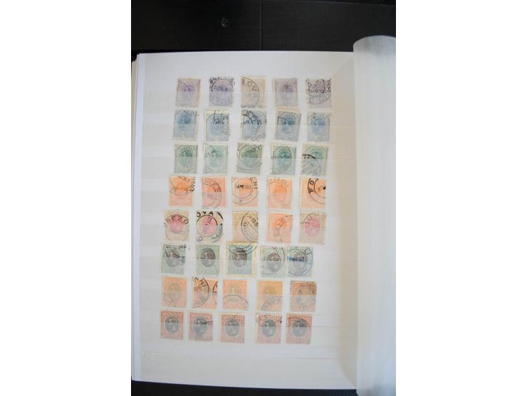 1862/1913, schöne ungebrauchte und gestempelte Sammlung inkl. Dienst, dabei viele Werte mehrfach, teils mit verschiedenen Ste