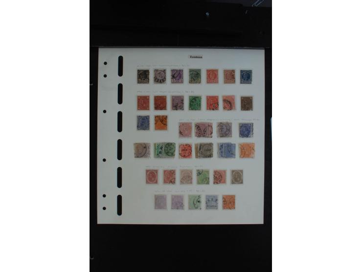 1862/1959, ungebrauchte und gestempelte Sammlung mit besseren Ausgaben