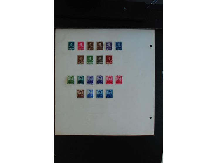 1862/1959, ungebrauchte und gestempelte Sammlung mit besseren Ausgaben