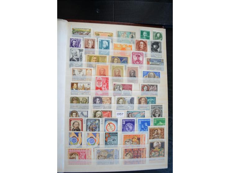 1857/1958, sehr schöne, fast ausschließlich ungebrauchte Sammlung ab Mi.-Nr. 1 gestempelt, außerdem Mi.-Nr. 2-4x (Attest Dien