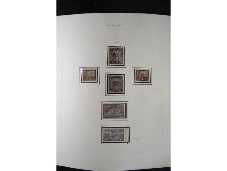 1857/1922, sehr schöne vorwiegend ungebrauchte und postfrische Sammlung, dabei viele bessere Werte, dabei Mi.-Nr. 1(3) gestem