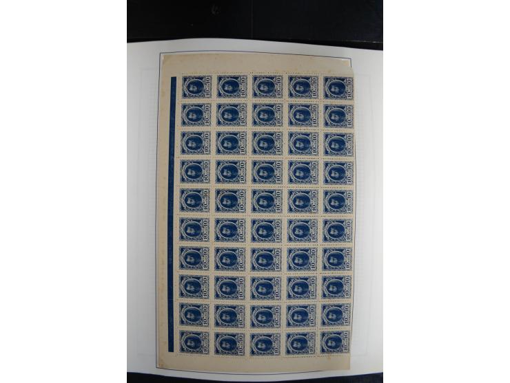 1857/1922, sehr schöne vorwiegend ungebrauchte und postfrische Sammlung, dabei viele bessere Werte, dabei Mi.-Nr. 1(3) gestem