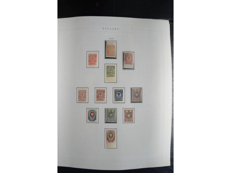 1857/1922, sehr schöne vorwiegend ungebrauchte und postfrische Sammlung, dabei viele bessere Werte, dabei Mi.-Nr. 1(3) gestem