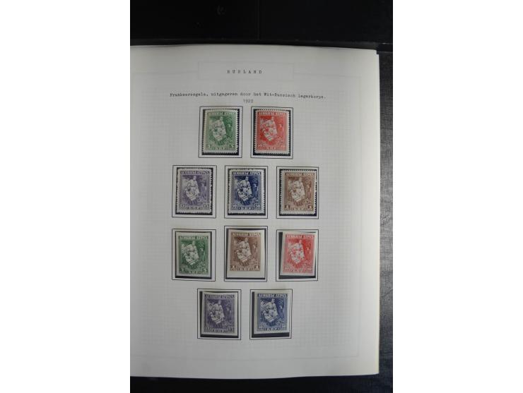 1857/1922, sehr schöne vorwiegend ungebrauchte und postfrische Sammlung, dabei viele bessere Werte, dabei Mi.-Nr. 1(3) gestem