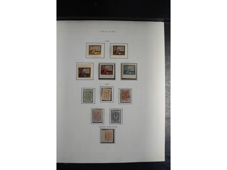 1857/1922, sehr schöne vorwiegend ungebrauchte und postfrische Sammlung, dabei viele bessere Werte, dabei Mi.-Nr. 1(3) gestem