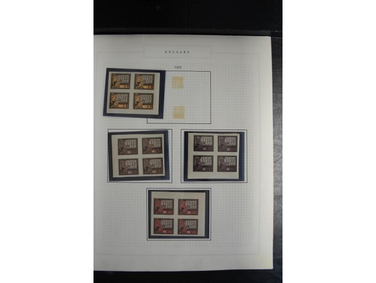 1857/1922, sehr schöne vorwiegend ungebrauchte und postfrische Sammlung, dabei viele bessere Werte, dabei Mi.-Nr. 1(3) gestem