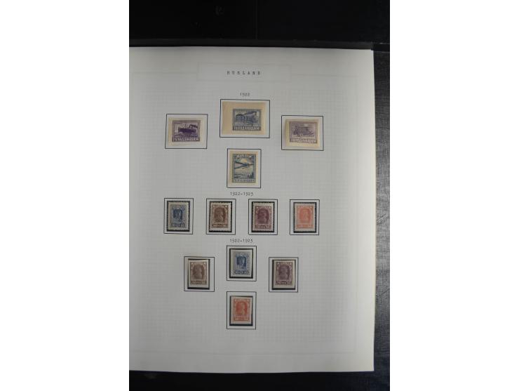 1857/1922, sehr schöne vorwiegend ungebrauchte und postfrische Sammlung, dabei viele bessere Werte, dabei Mi.-Nr. 1(3) gestem