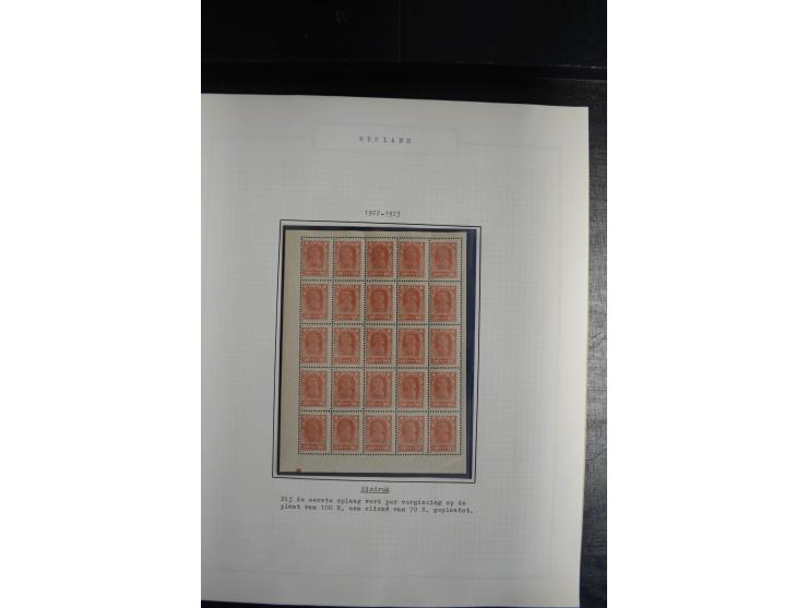 1857/1922, sehr schöne vorwiegend ungebrauchte und postfrische Sammlung, dabei viele bessere Werte, dabei Mi.-Nr. 1(3) gestem