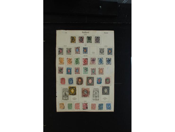 1857/1913, gestempelte Partie mit u.a. Mi.-Nr. 1, dazu etwas Gebiete, ex Sammlung "Frankfurt"