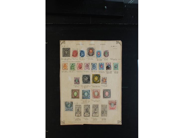 1857/1913, gestempelte Partie mit u.a. Mi.-Nr. 1, dazu etwas Gebiete, ex Sammlung "Frankfurt"