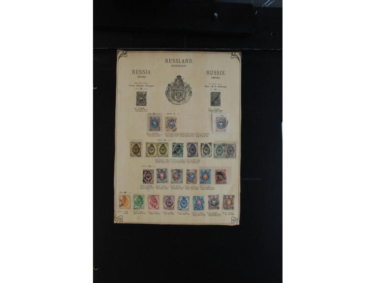 1857/1913, gestempelte Partie mit u.a. Mi.-Nr. 1, dazu etwas Gebiete, ex Sammlung "Frankfurt"