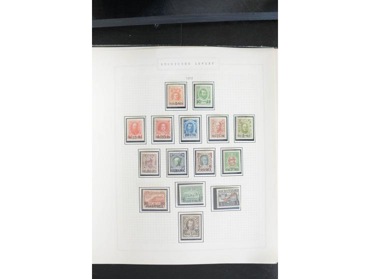 1865/1923, ungebrauchte/postfrische und gestempelte Sammlung mit Russischer Post in der Levante und in China mit besseren, Wr