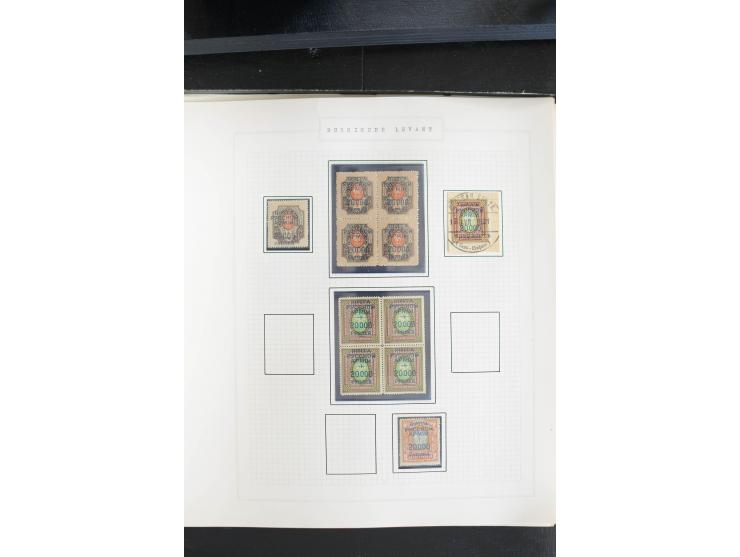 1865/1923, ungebrauchte/postfrische und gestempelte Sammlung mit Russischer Post in der Levante und in China mit besseren, Wr