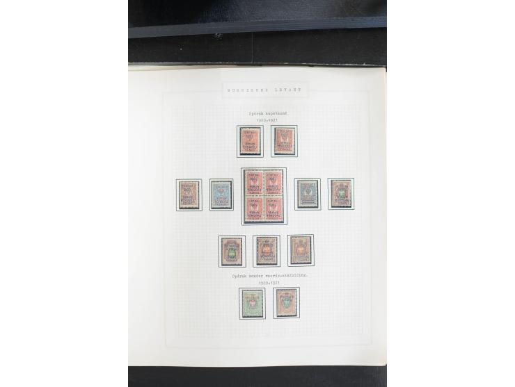 1865/1923, ungebrauchte/postfrische und gestempelte Sammlung mit Russischer Post in der Levante und in China mit besseren, Wr