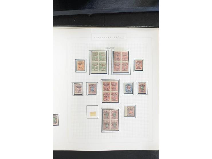 1865/1923, ungebrauchte/postfrische und gestempelte Sammlung mit Russischer Post in der Levante und in China mit besseren, Wr