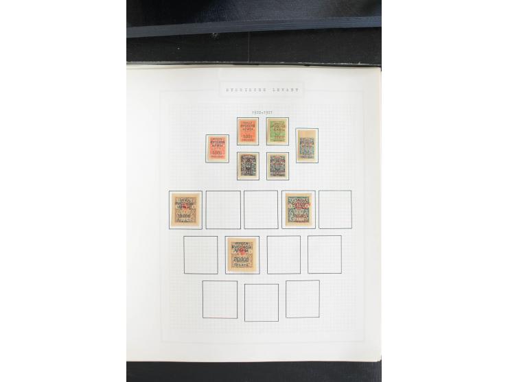 1865/1923, ungebrauchte/postfrische und gestempelte Sammlung mit Russischer Post in der Levante und in China mit besseren, Wr